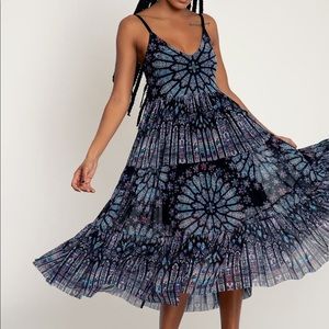 Blackmilk Basilica of Saint-Denis Midaxi Dress